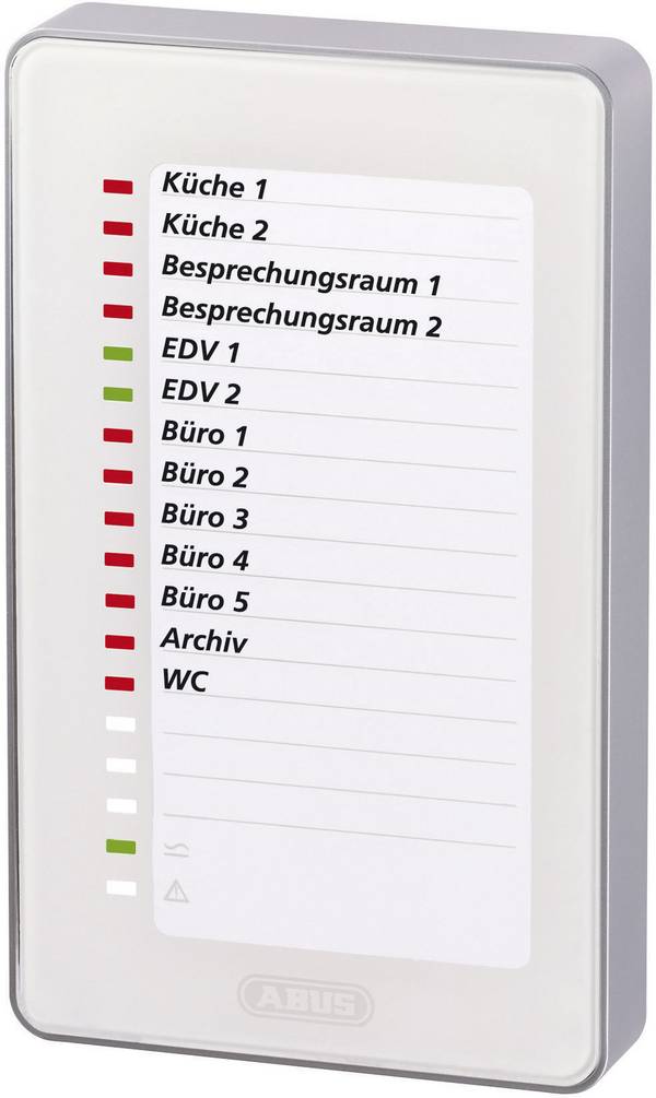ABUS Funk-Anzeigetableau FA01 inkl. Netzteil FU8403 Système d'alarme sans fil Centrale d'alarme sans fil