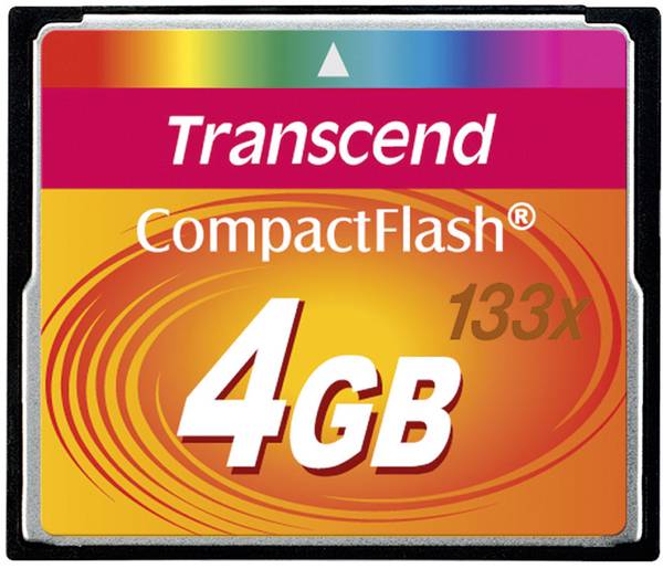 Carte CompactFlash Transcend Standard 133x 4 GB Conrad.fr