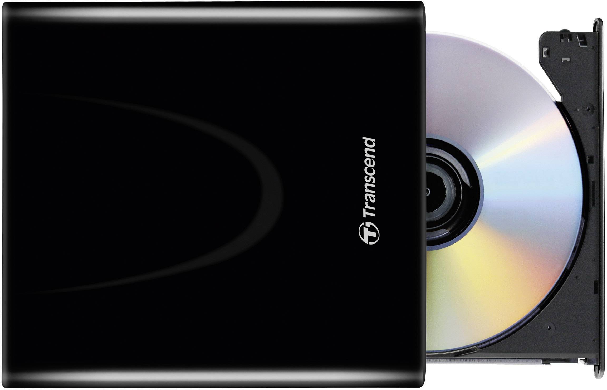 Graveur DVD externe Transcend TS8XDVDRWK au détail USB 2.0 noir