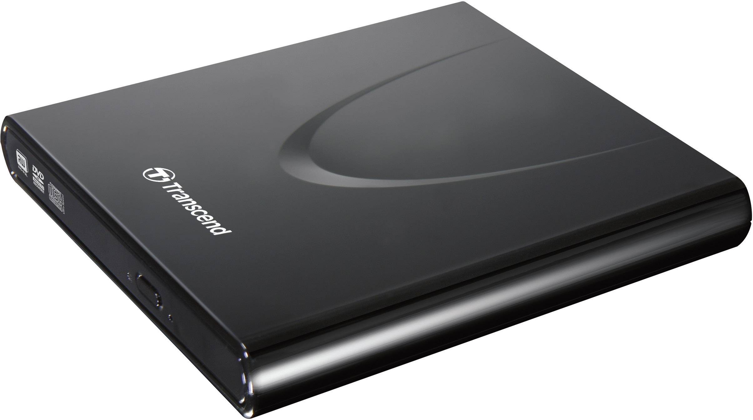 Graveur DVD externe Transcend TS8XDVDRWK au détail USB 2.0 noir
