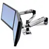 Support de table pour écran Ergotron 45-245-026 38,1 cm (15") - 68,6 cm (27") réglable en hauteur, rotatif, inclinable, mobile aluminium