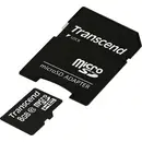 Carte microSDHC Transcend Premium 8 GB Class 10 avec adaptateur SD