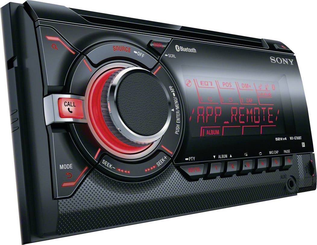 Autoradio 2 DIN Sony WXGT90BT 4 x 52 W noir Conrad.fr