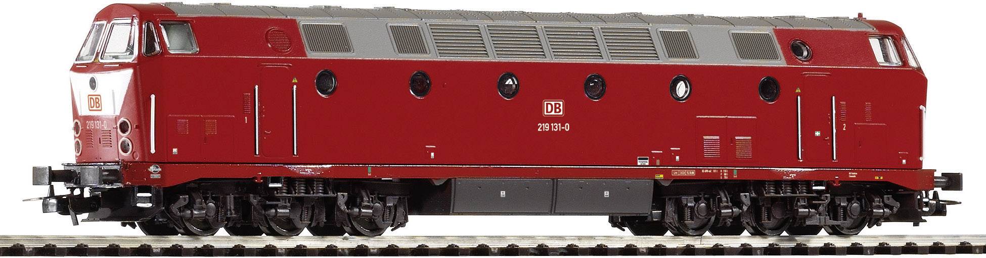 Locomotive diesel Piko H0 59836 BR 219 DB AG, Fanal ci-dessous H0
