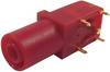 Cliff FCR7350R Douille de sécurité femelle, coudé Ø de la broche: 4 mm rouge 1 pc(s)