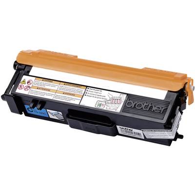 Cartouche de toner d'imprimante avec un couvercle orange et des avertissements. Compatible avec les imprimantes Brother.