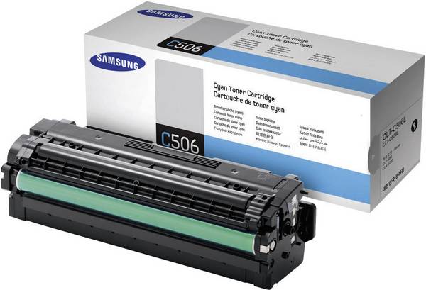 Samsung CLT-C506L Toner Cyan (3500 pages), 3500 pages, Cyan, 1 pièce(s)