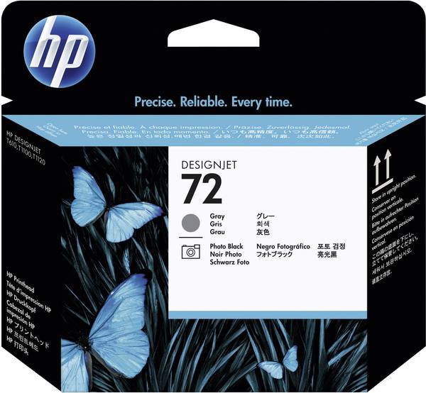 Cartouche d'origine HP 72 noir photo, gris C9380A