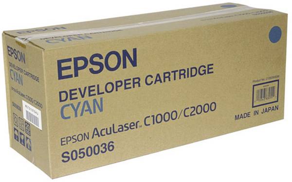 EPSON ACULASER C2000, C2000PS cartouche de toner cyan capacité standard 6.000 pages pack de 1
