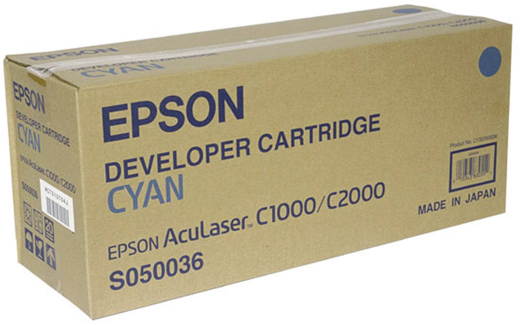 EPSON ACULASER C2000, C2000PS cartouche de toner cyan capacité standard 6.000 pages pack de 1-0