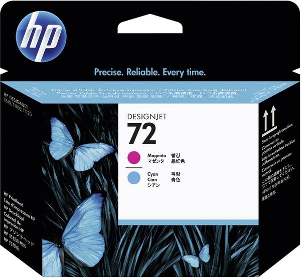 Cartouche d'origine HP 72 cyan, magenta C9383A