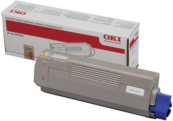 OKI C610 cartouche de toner jaune capacité standard 6.000 pages pack de 1