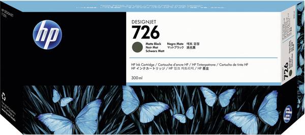 HP Encre 726 d'origine  noir mat CH575A