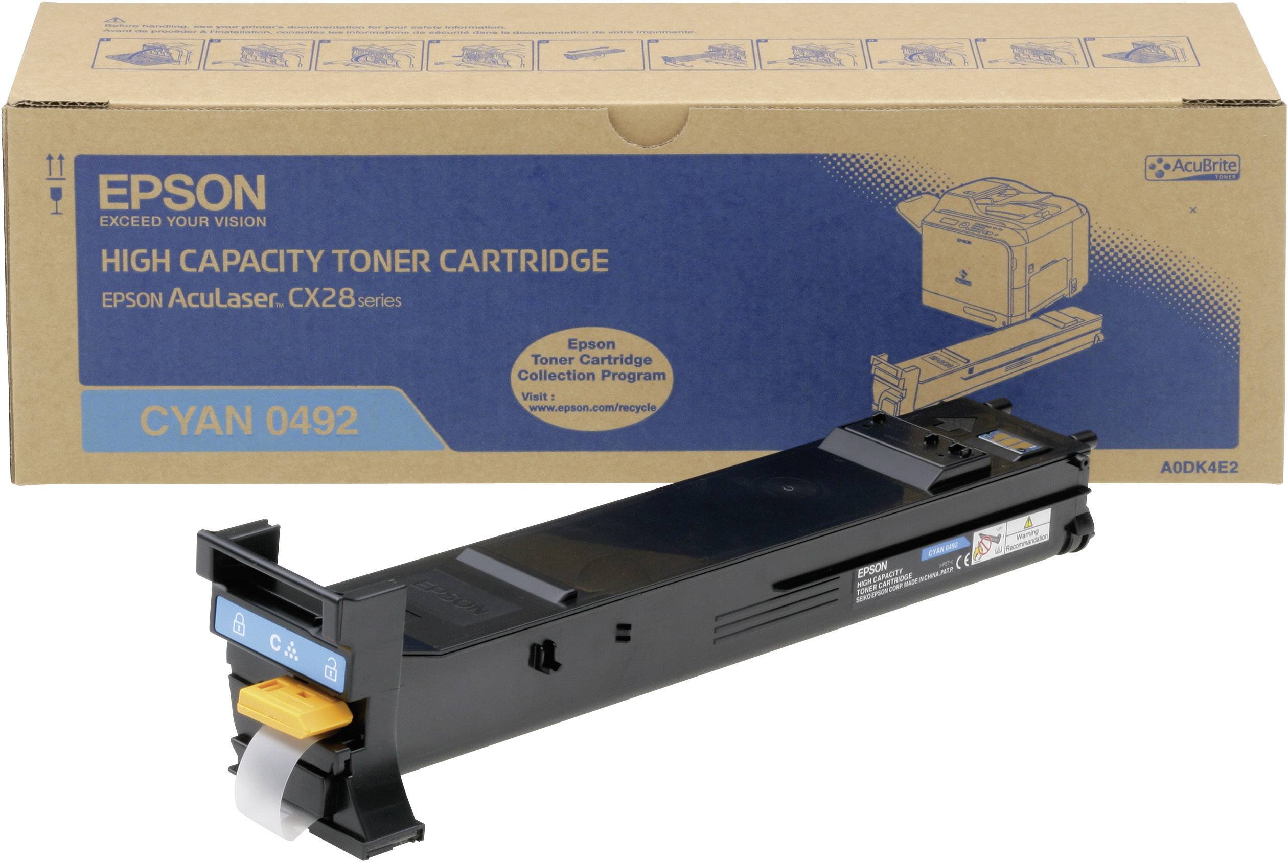 EPSON ACULASER CX28DN toner cyan haute capacité 8.000 pages pack de 1-0
