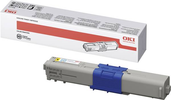 Cassette de toner d'origine OKI C330 C331 C510 C511 C530 C531 MC351 MC352 MC361 MC362 MC561 MC562 jaune
