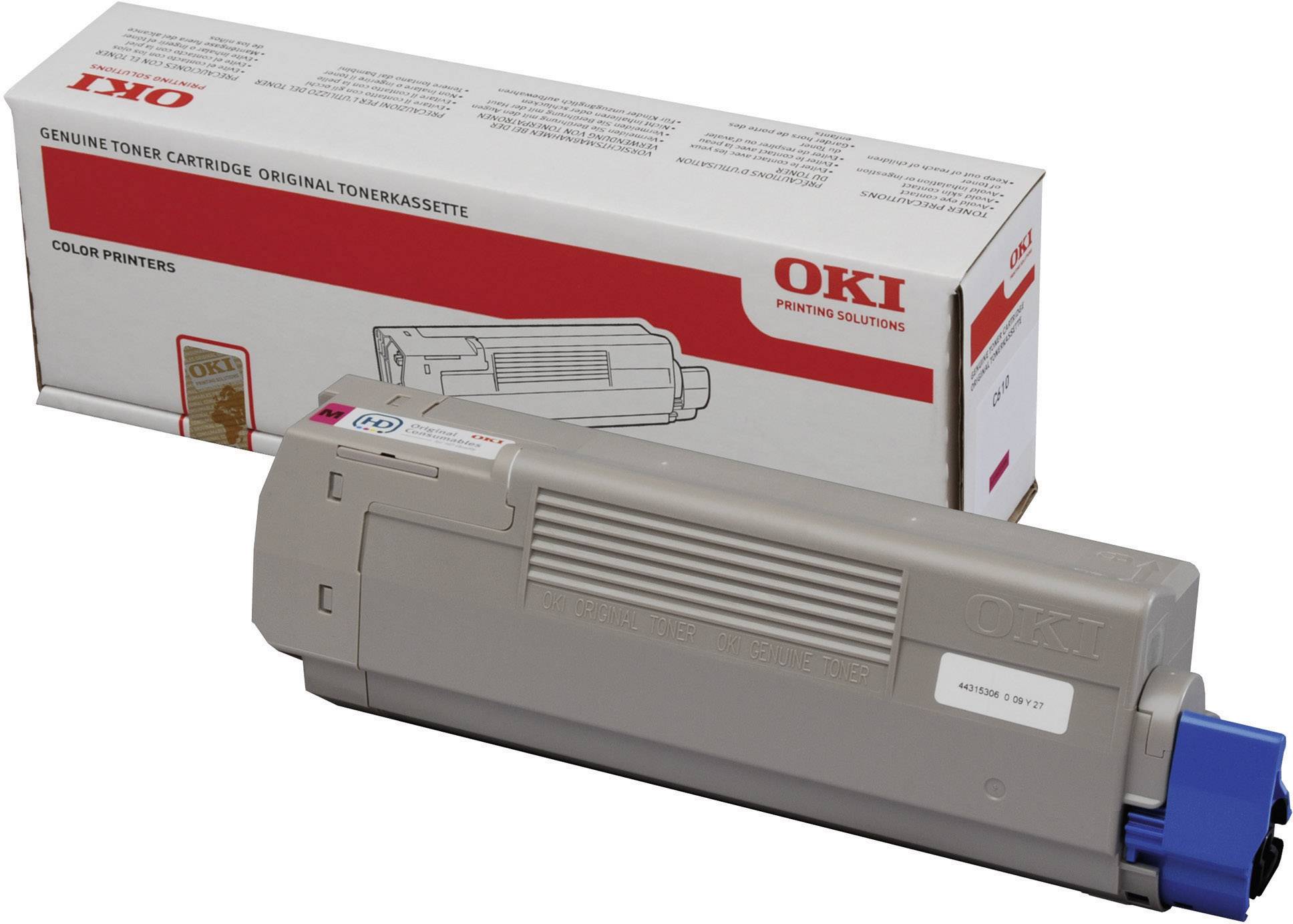 OKI C610 cartouche de toner cyan capacité standard 6.000 pages pack de 1-0