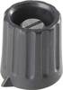 Tête de bouton rotatif 429924 noir (mat) (Ø x H) 15 mm x 16 mm 1 pc(s)