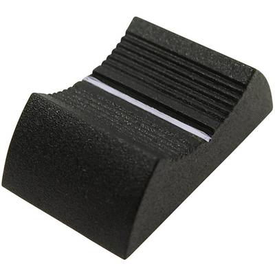 Tête de bouton à glissière Cliff CP3335  noir (L x l x H) 27 x 16 x 7 mm 1 pc(s)