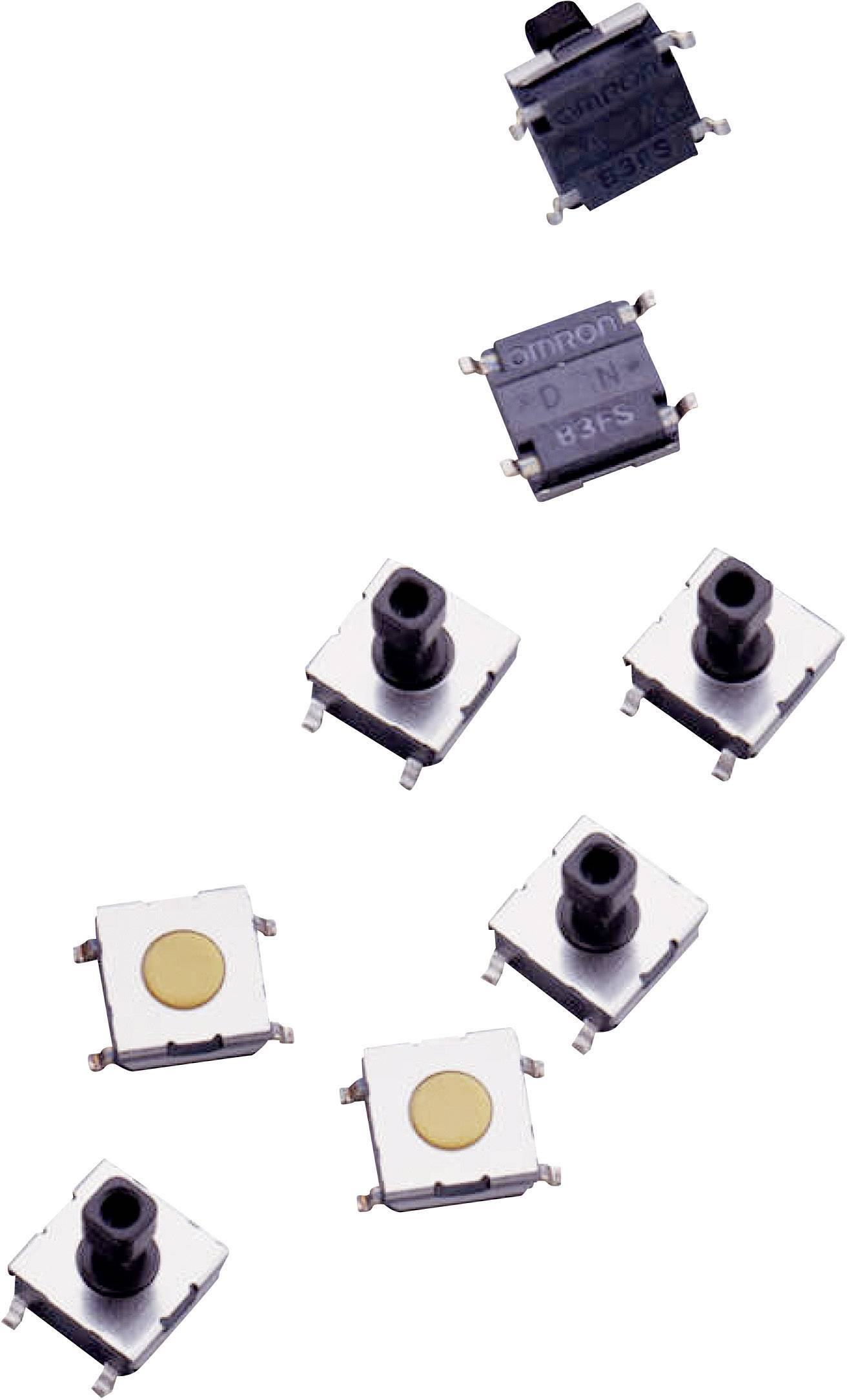 Omron B3FS1002 B3FS1002 Bouton-poussoir 24 V/DC 0.05 A 1 x Off/(On) à rappel (L x l x H) 6 x 6 x 3.1 mm 1 pc(s)-1