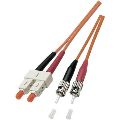 Câble de raccordement FO EFB Elektronik O6353.10 [1x ST mâle - 1x SC mâle] 50/125 µ Multimode OM2 10.00 m