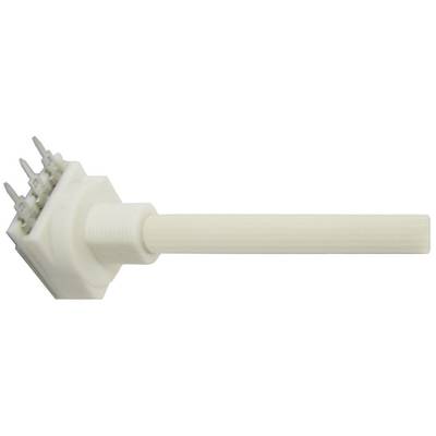 Un capteur cylindrique blanc en céramique, doté de quatre broches métalliques à une extrémité, généralement utilisé pour mesurer la température.