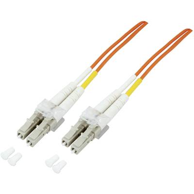 Câble de raccordement FO EFB Elektronik O0312.10 [1x LC mâle - 1x LC mâle] 50/125 µ Multimode OM3 10.00 m
