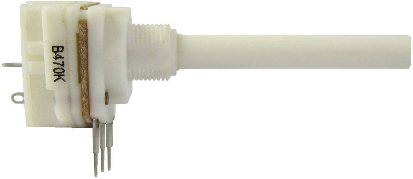 Weltron 002045038899 WCIP20KCILS-08-50F1-10K-20%-LIN Potentiomètre rotatif avec interrupteur mono 0.2 W 10 kΩ 1 pc(s)