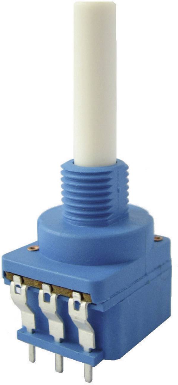 Weltron WSFA202-A2-08-30F1-10K-20%-LIN Potentiomètre rotatif avec interrupteur rotatif mono 0.4 W 10 kΩ 1 pc(s)