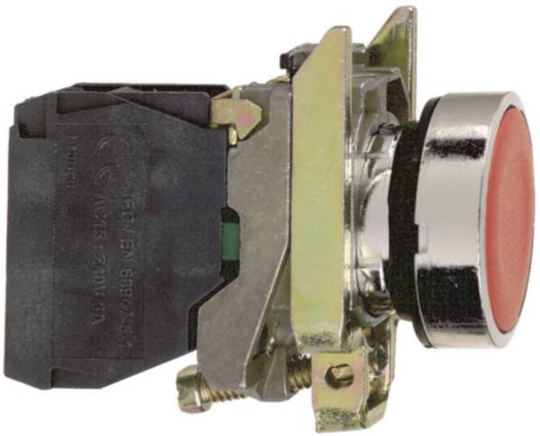 Schneider Electric XB4BA31 Harmony XB4BA31 Bouton-poussoir actionneur plat 1 bouton vert décrochage par pression<br> 1 pc(s)