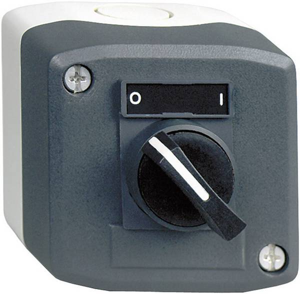 Schneider Electric XALD134 Harmony XALD134 Bouton sélecteur en boîtier commutateur rotatif gris foncé, gris clair 1 x 90 ° décrochage par rotation 1 pc(s) Piece