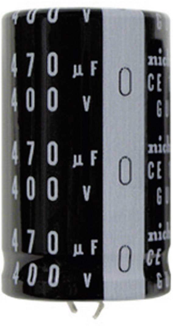 Nichicon LGU1E472MELZ Condensateur électrolytique Snap-In 10 mm 4700 µF 25 V/DC 20 % (Ø x L) 22 mm x 25 mm 1 pc(s)