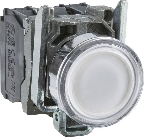 Schneider Electric XB4BW31B5 Harmony XB4BW31B5 Bouton-poussoir actionneur plat 1 bouton blanc  décrochage par pression<br> 1 pc(s)