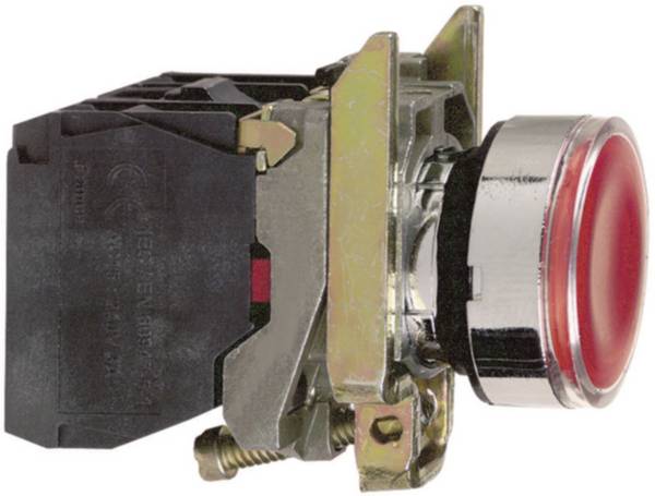 Schneider Electric XB4BW34B5 Harmony XB4BW34B5 Bouton-poussoir actionneur plat 1 bouton rouge  décrochage par pression<br> 1 pc(s)