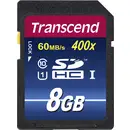 Carte SDHC Transcend Premium 400 8 GB Class 10, UHS-I