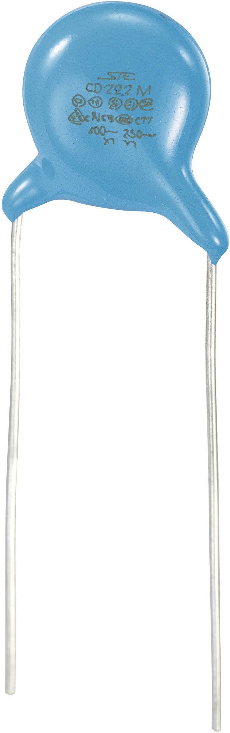 Condensateur céramique disque sortie radiale 450147 2200 pF 400 V/AC 20 ...