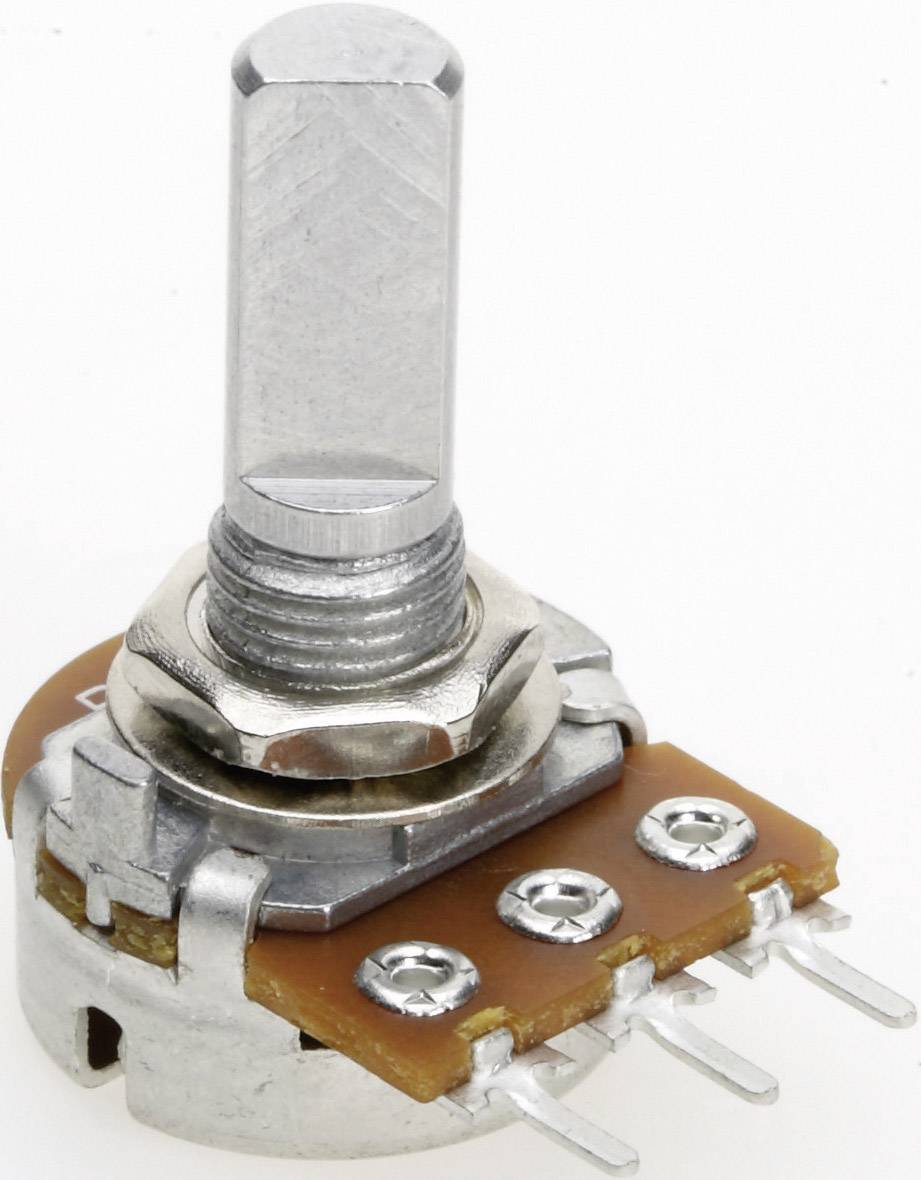 Potentiomètre en plastique conducteur 1 kΩ linéaire 4114501775 mono 1