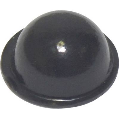 Pied d'appareil TOOLCRAFT PD2150SW autocollant, rond noir (Ø x H) 15.9 mm x 6.35 mm 1 pc(s)