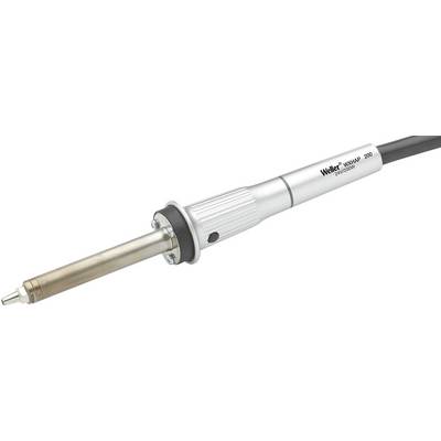 Un fer à souder Weller, modèle WMRP 80. Adapté aux travaux de soudure précis en électronique ou en artisanat. Pointe métallique et poignée isolée.