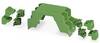 Elément supérieur de boîtier pour rail Phoenix Contact ME 35 OT-MSTBO SET 2707738 Polyamide vert 35 x 38.5 1 pc(s)