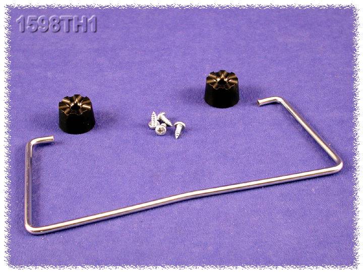 Hammond Electronics 1598TH2 Etrier fixe acier argent 1 pc(s)