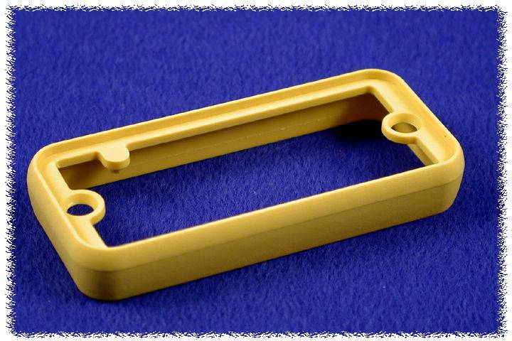 N/A Hammond Electronics 1455QBY-10 ABS jaune (L x l x H) 8 x 120.5 x 51.5 mm