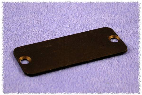 N/A Hammond Electronics 1455RALBK-10 aluminium noir (L x l x H) 1.5 x 160 x 30.5 mm