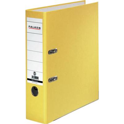 Classeur Falken Recycolor 11285772 2 étriers DIN A4 jaune