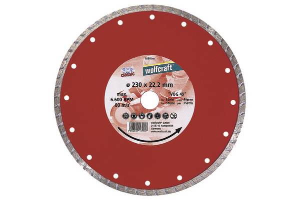 Disque diamant Classic-Turbo Wolfcraft 1694000