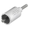 Scie cloche à concrétion de carbure de tungstène avec queue et foret Wolfcraft 3894000 43 mm 1 pc(s)