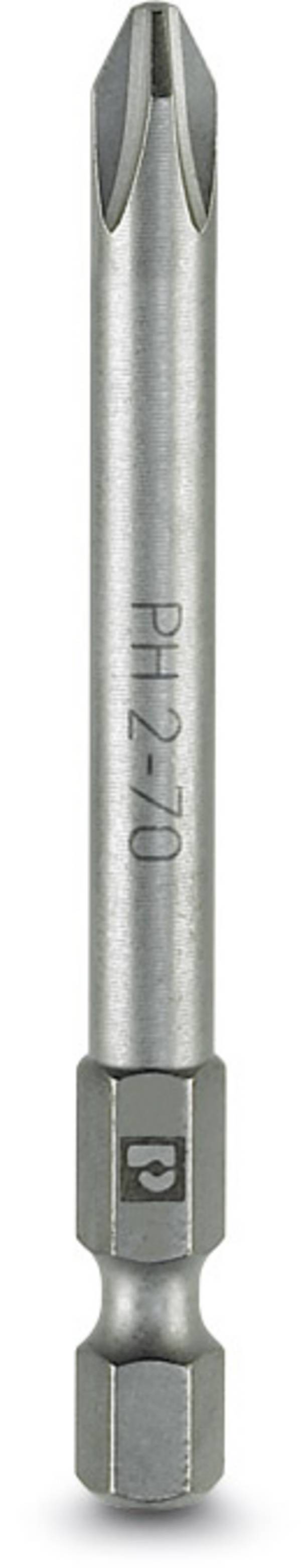 Embout cruciforme PH 1 Phoenix Contact 1212579 Acier à outils extra-rigide, allié Forme (embouts): E 6.3 5 pc(s)