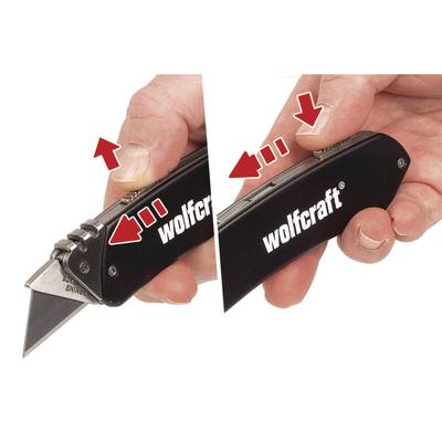 1 couteau de poche alu loisir Wolfcraft 4124000