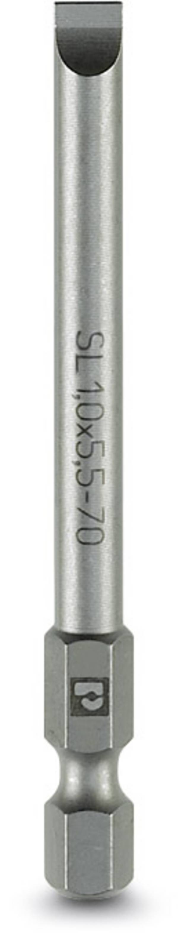 Embout pour vis à tête fendue 3.5 mm Phoenix Contact 1212568 Acier à outils extra-rigide, allié Forme (embouts): E 6.3 5 pc(s)