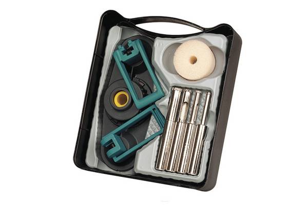 Foret pour carrelages Wolfcraft 8771000 tige cylindrique 5 mm, 6 mm, 8 mm, 10 mm 1 set 4 pièces