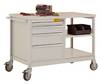 Manuflex LW1001.7035 Chariot d'atelier acier revêtement par poudre Charge max: 250 kg gris clair